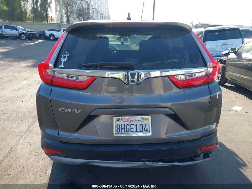 2018 Honda Cr-V Ex VIN: 5J6RW1H59JA013542 Lot: 39649436