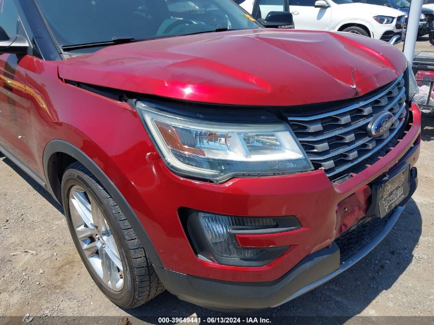 2016 Ford Explorer Xlt VIN: 1FM5K7D88GGB12924 Lot: 39649441