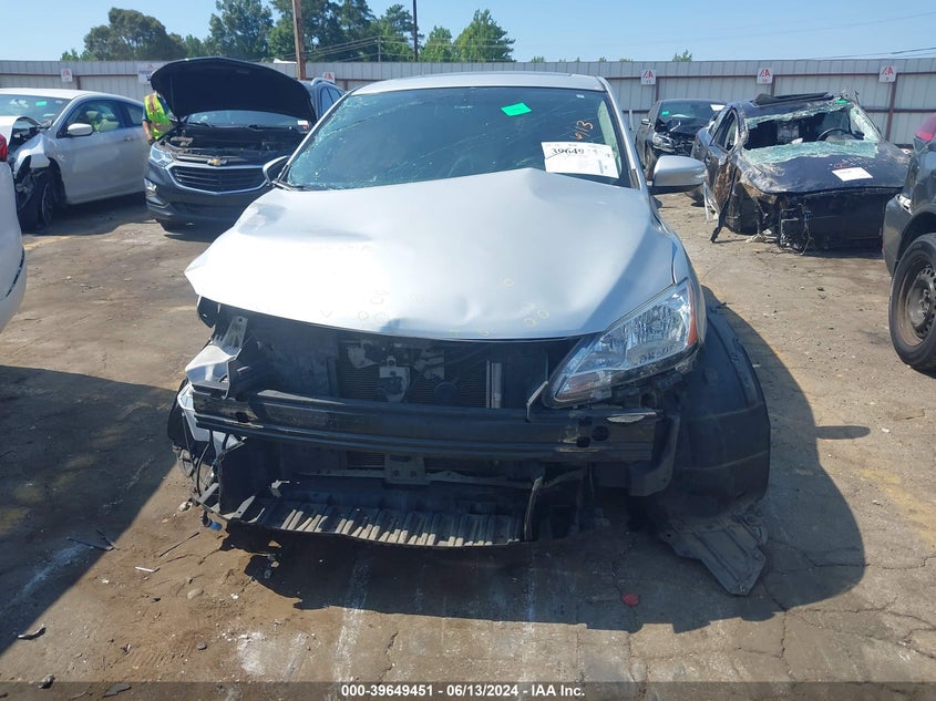 2014 Nissan Sentra Sl VIN: 3N1AB7AP2EY293077 Lot: 39649451