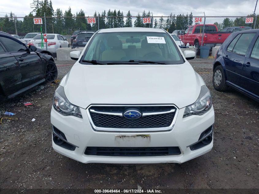 2016 Subaru Impreza 2.0I Premium VIN: JF1GJAB68GH018668 Lot: 39649464