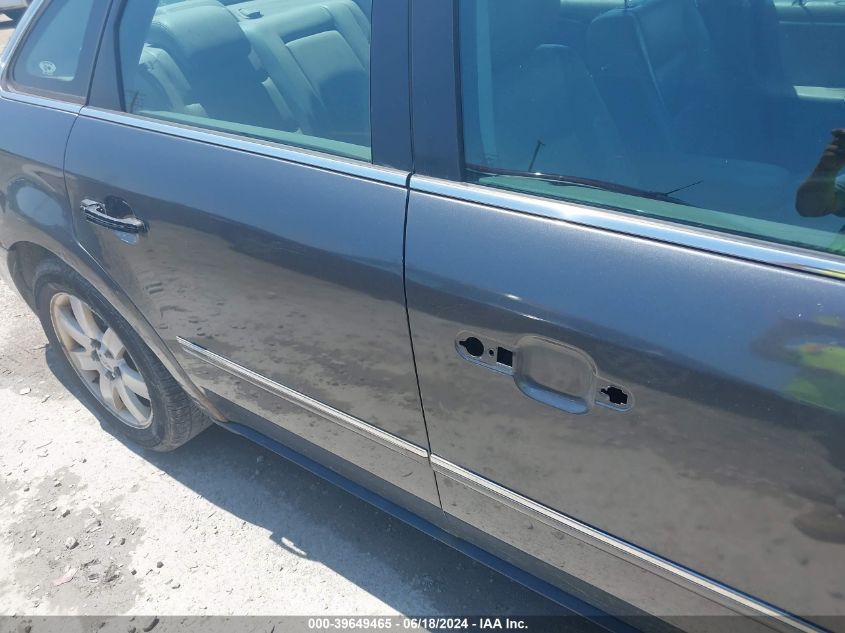 2005 Ford Five Hundred Sel VIN: 1FAFP24115G137683 Lot: 39649465