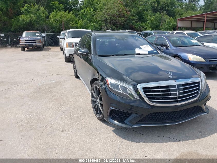 2016 Mercedes-Benz Amg S 63 4Matic VIN: WDDUG7JB4GA234268 Lot: 39649487