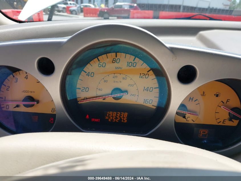 2004 Nissan Murano Sl VIN: JN8AZ08W24W342222 Lot: 39649488