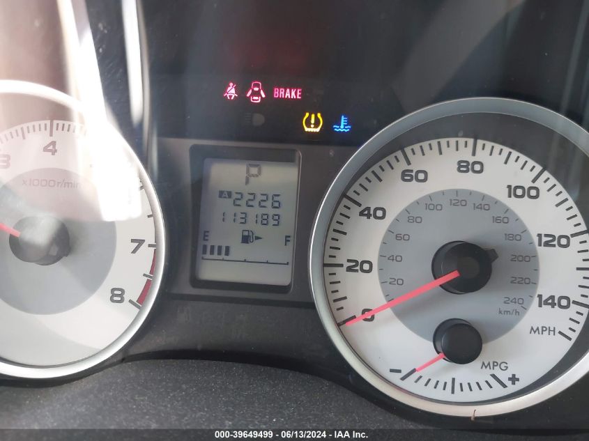 2012 Subaru Impreza 2.0I VIN: JF1GJAA66CH022116 Lot: 39649499