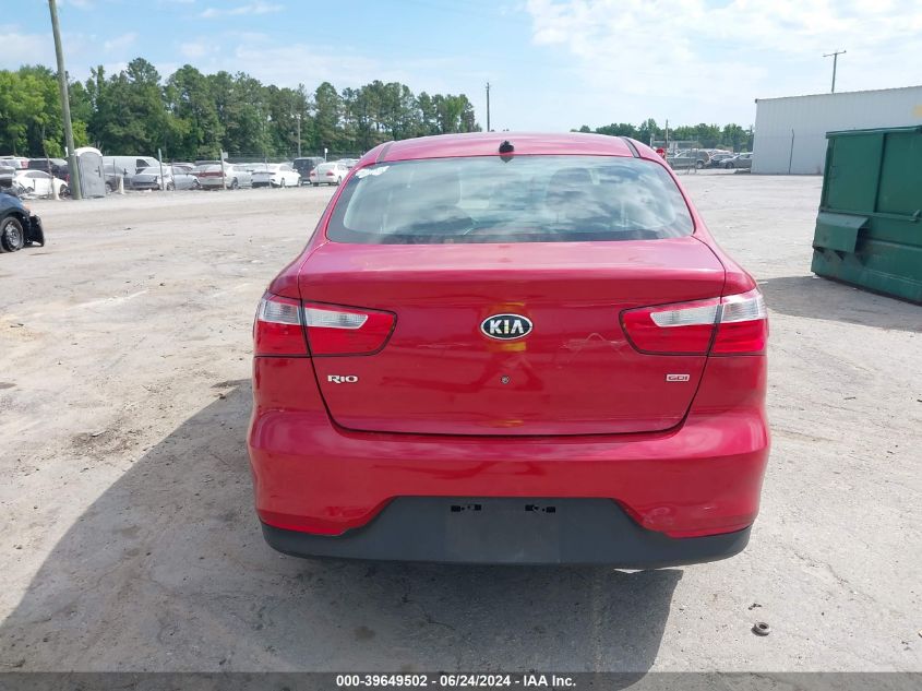 2017 Kia Rio Lx VIN: KNADM4A34H6035765 Lot: 39649502