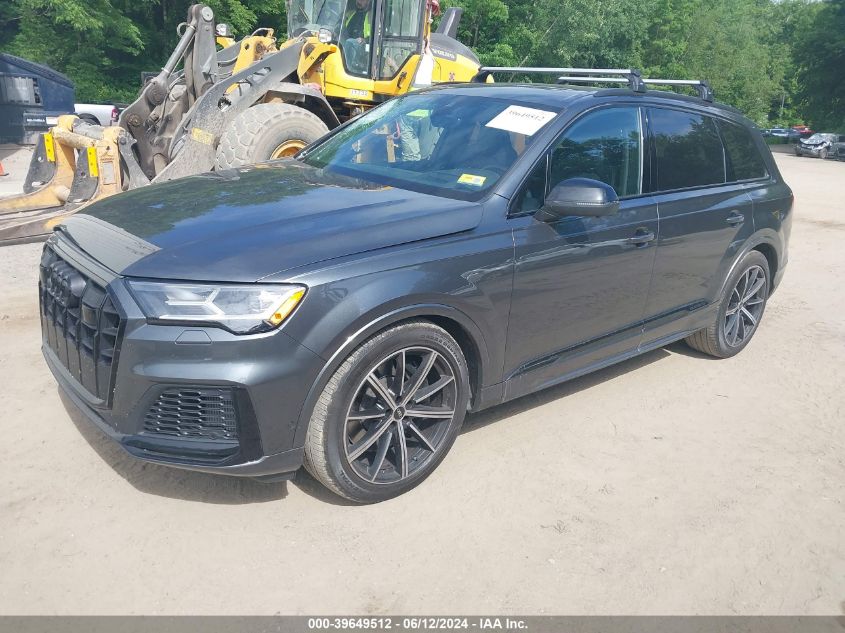 2022 Audi Sq7 Prestige Tfsi Quattro Tiptronic VIN: WA1VWBF72ND020345 Lot: 39649512