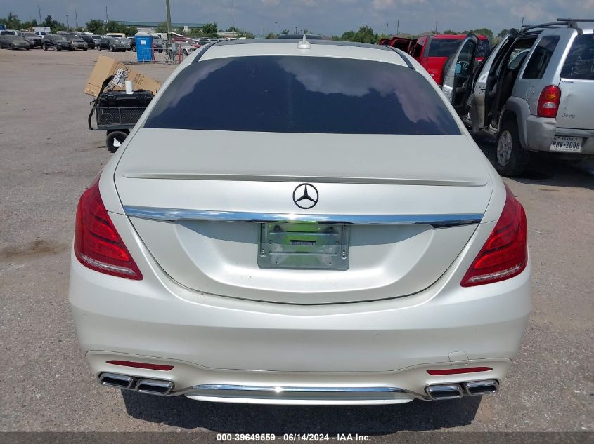 2014 Mercedes-Benz S 550 VIN: WDDUG8CB2EA015213 Lot: 39649559