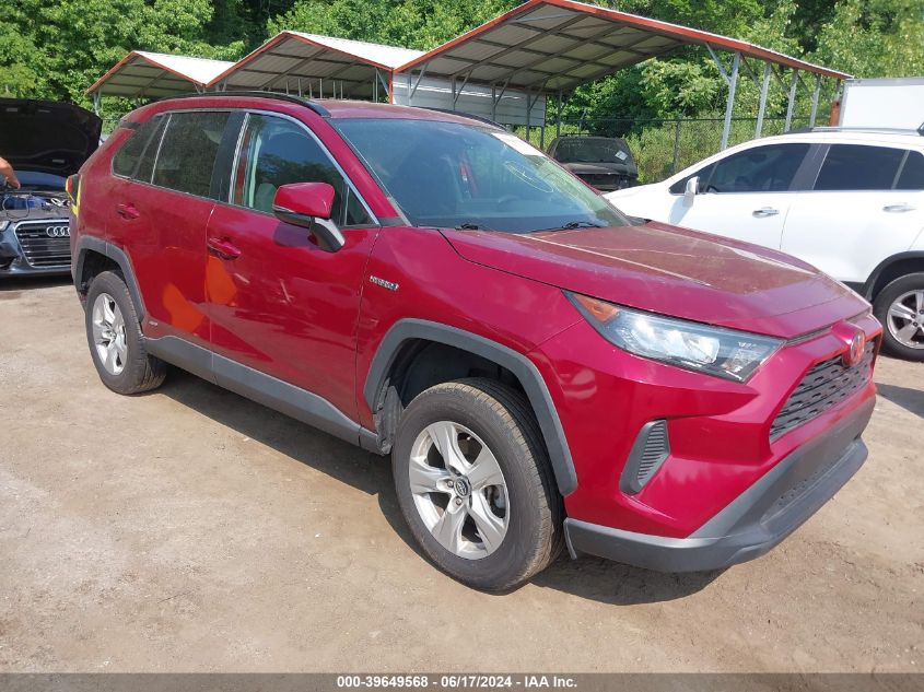 2019 Toyota Rav4 Hybrid Le VIN: 2T3MWRFV8KW039618 Lot: 39649568