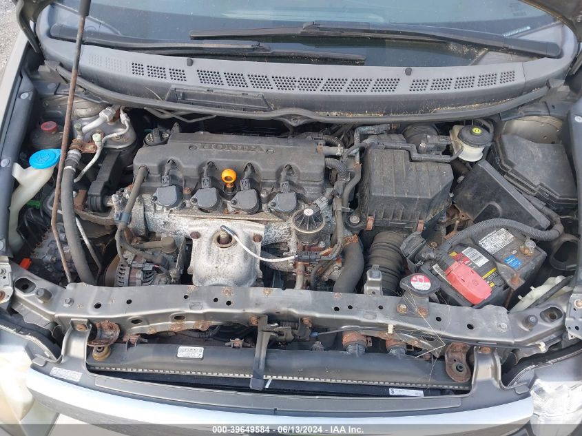 2007 Honda Civic Lx VIN: 1HGFA165X7L022825 Lot: 39649584