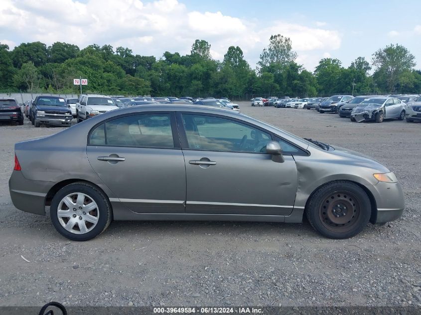 2007 Honda Civic Lx VIN: 1HGFA165X7L022825 Lot: 39649584