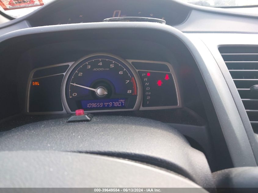 2007 Honda Civic Lx VIN: 1HGFA165X7L022825 Lot: 39649584