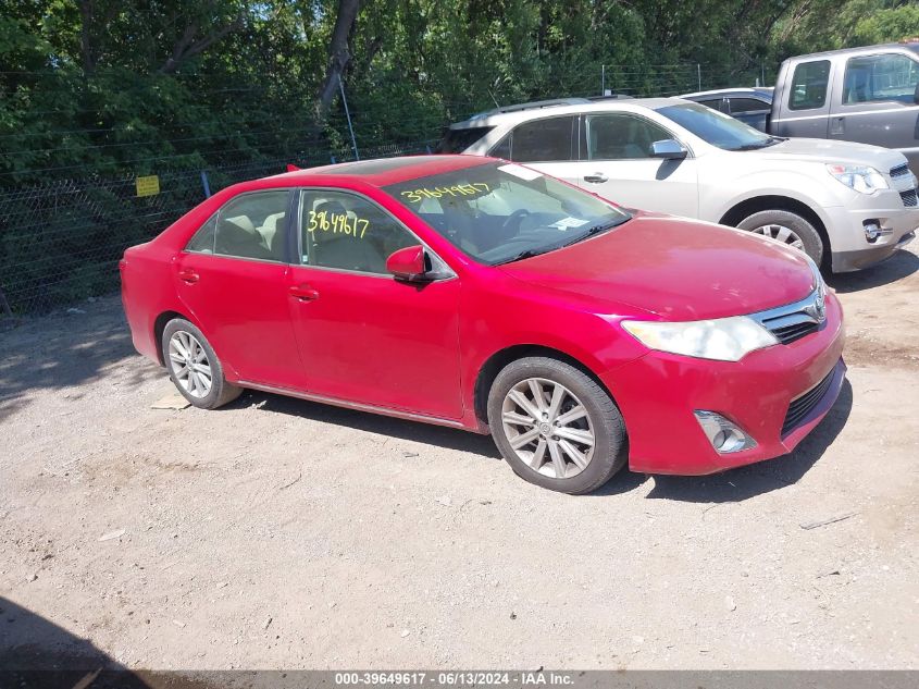 2013 Toyota Camry Xle V6 VIN: 4T1BK1FK4DU533366 Lot: 39649617