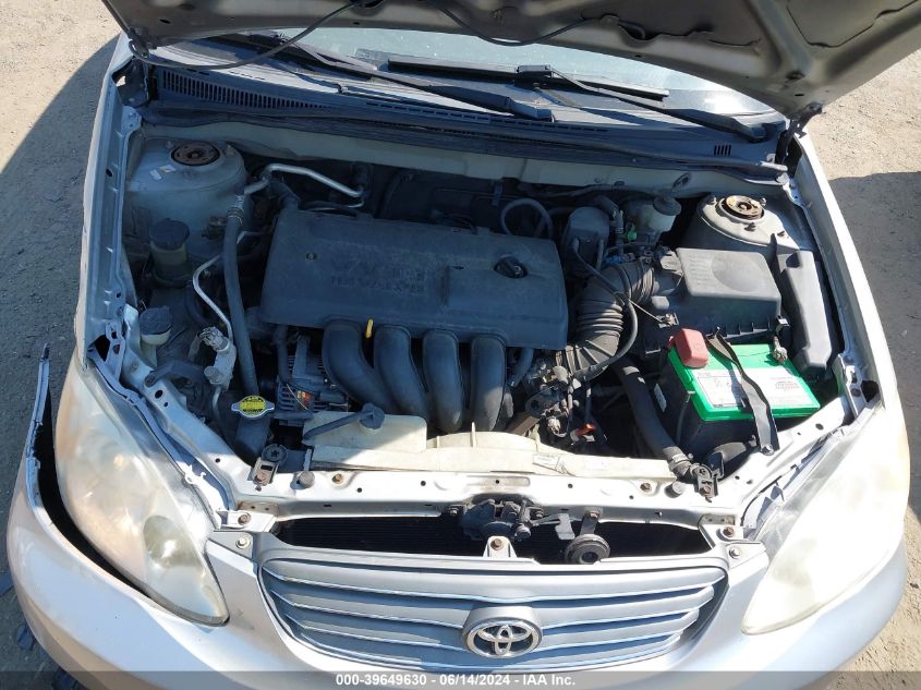 2003 Toyota Corolla Le VIN: 2T1BR32E73C005084 Lot: 39649630