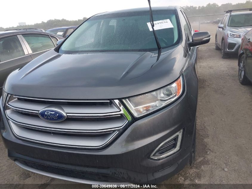2016 Ford Edge Sel VIN: 2FMPK4J85GBC13289 Lot: 39649636