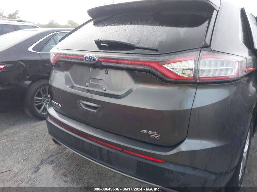 2016 Ford Edge Sel VIN: 2FMPK4J85GBC13289 Lot: 39649636