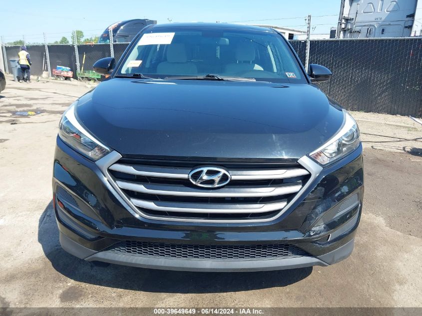 2018 Hyundai Tucson Se VIN: KM8J2CA49JU766493 Lot: 39649649