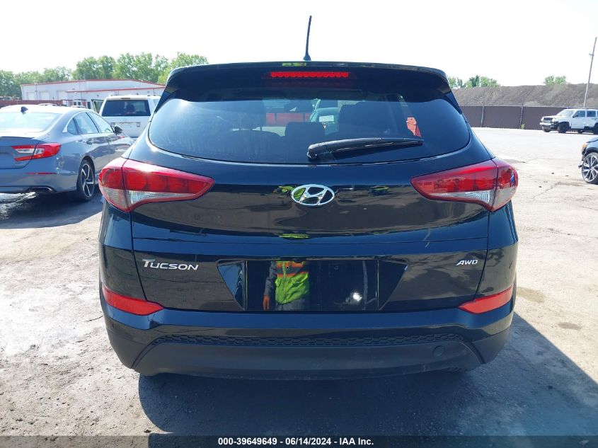 2018 Hyundai Tucson Se VIN: KM8J2CA49JU766493 Lot: 39649649