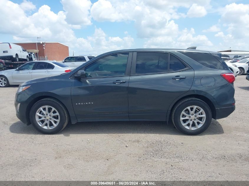 2020 Chevrolet Equinox Fwd Ls VIN: 3GNAXHEV7LS609867 Lot: 39649651