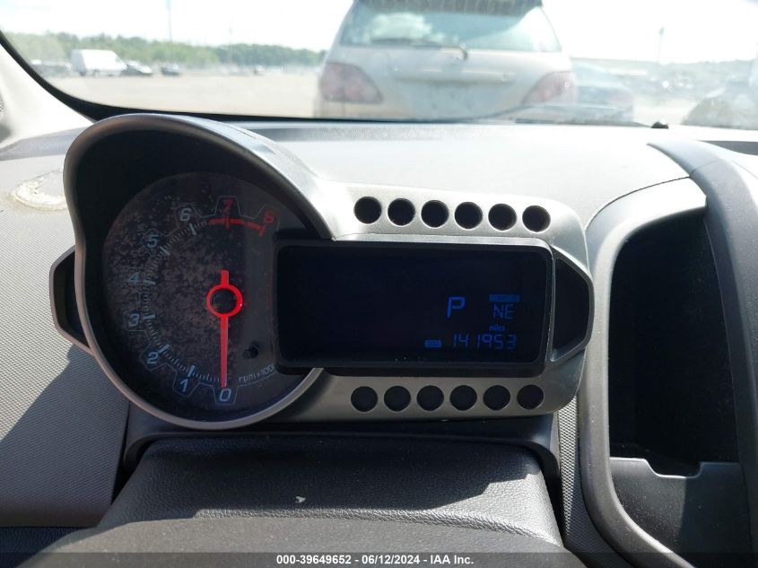 2012 Chevrolet Sonic 2Lt VIN: 1G1JC5SH1C4219163 Lot: 39649652