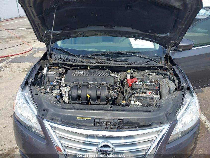 2014 NISSAN SENTRA S - 3N1AB7APXEY341795