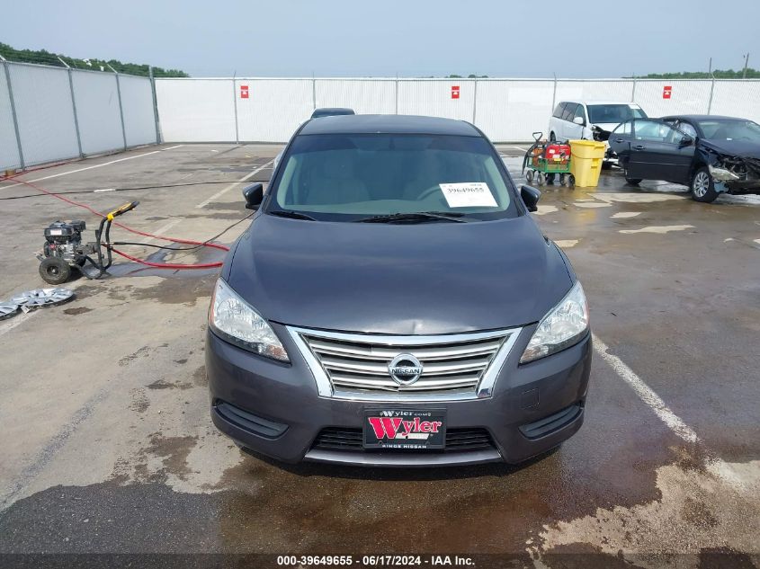 2014 Nissan Sentra S VIN: 3N1AB7APXEY341795 Lot: 39649655