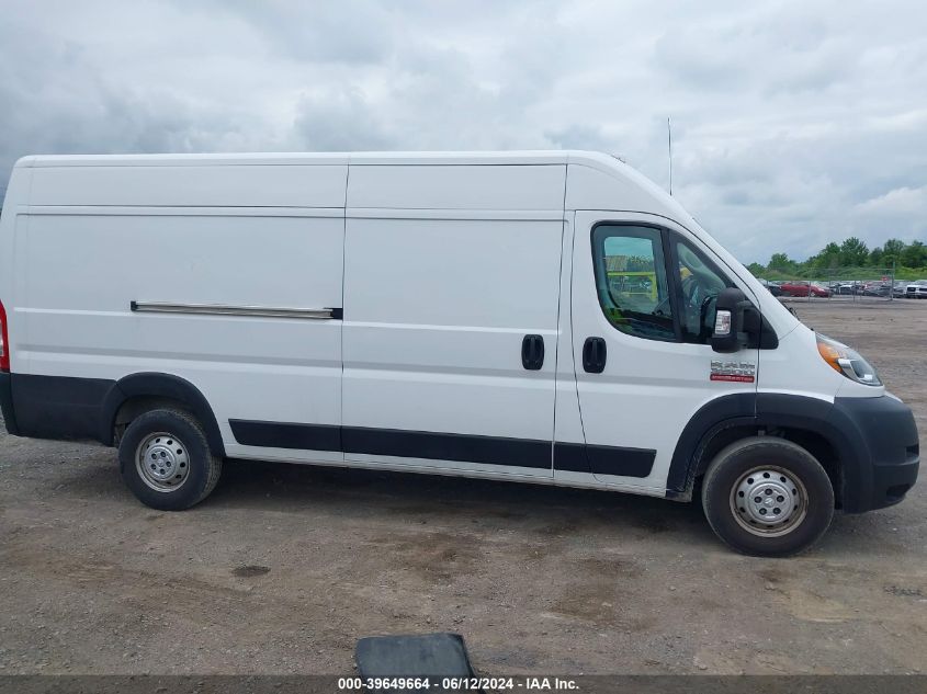 2019 Ram Promaster 3500 Cargo Van High Roof 159 Wb Ext VIN: 3C6URVJG1KE555718 Lot: 39649664