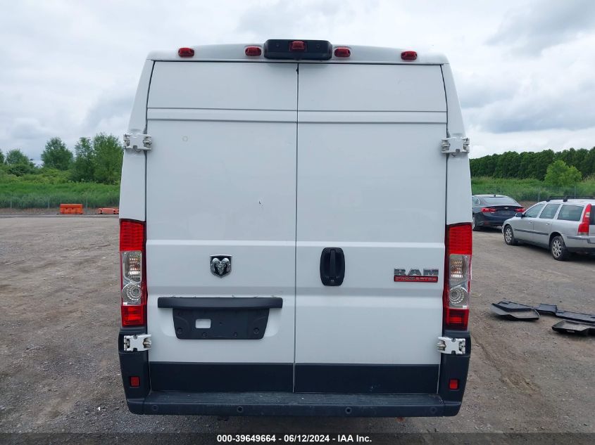 2019 Ram Promaster 3500 Cargo Van High Roof 159 Wb Ext VIN: 3C6URVJG1KE555718 Lot: 39649664