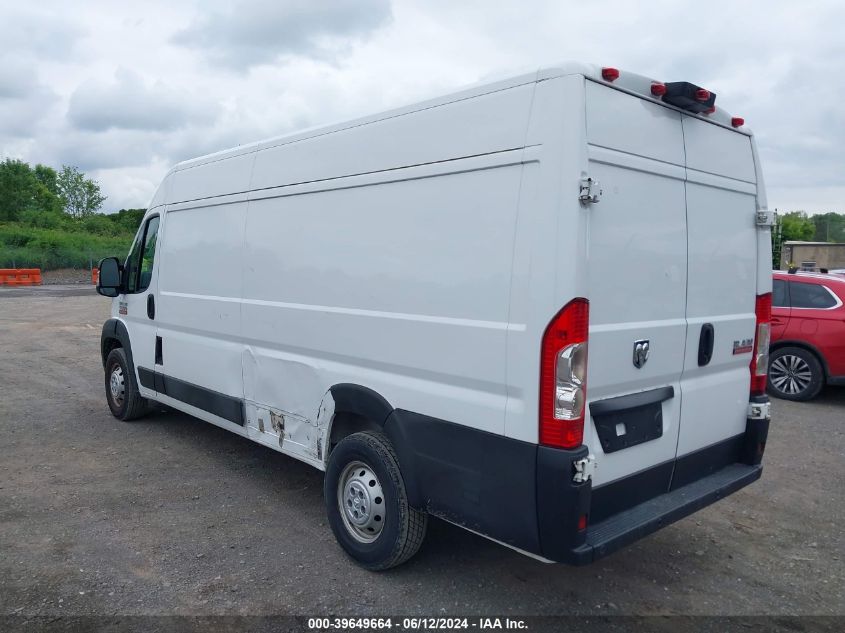 2019 Ram Promaster 3500 Cargo Van High Roof 159 Wb Ext VIN: 3C6URVJG1KE555718 Lot: 39649664