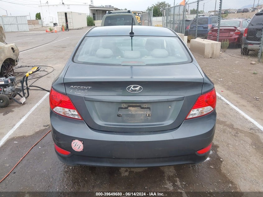 2012 Hyundai Accent Gls VIN: KMHCU4AE4CU099059 Lot: 39649680