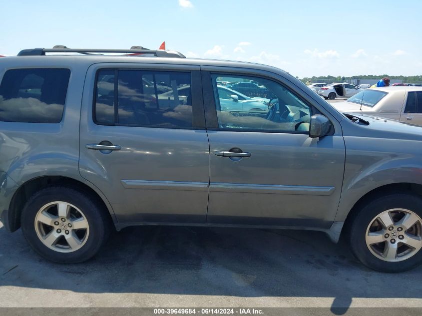 2009 Honda Pilot Ex-L VIN: 5FNYF385X9B004705 Lot: 39649684