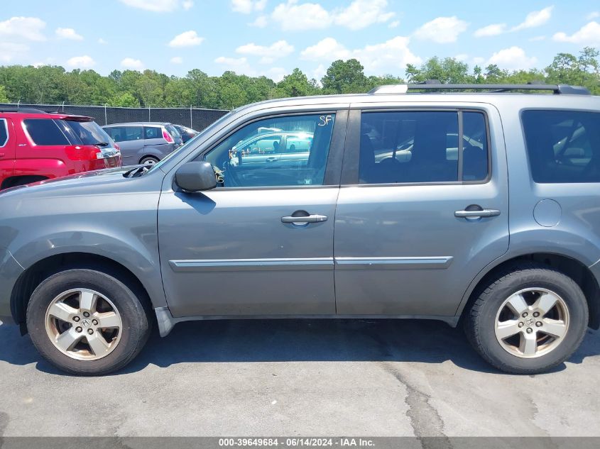 2009 Honda Pilot Ex-L VIN: 5FNYF385X9B004705 Lot: 39649684