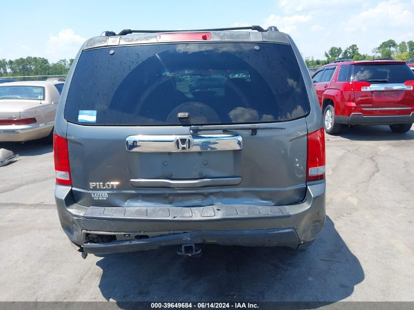 2009 Honda Pilot Ex-L VIN: 5FNYF385X9B004705 Lot: 39649684