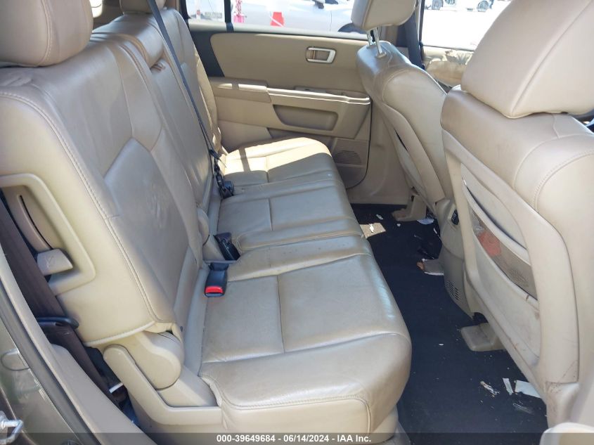 2009 Honda Pilot Ex-L VIN: 5FNYF385X9B004705 Lot: 39649684