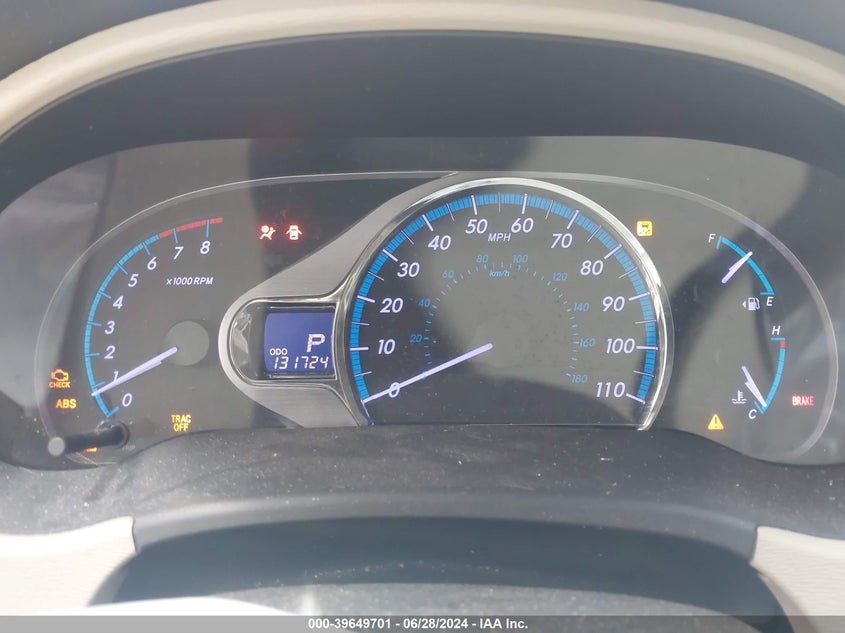 2014 Toyota Sienna Xle V6 8 Passenger VIN: 5TDYK3DCXES464257 Lot: 39649701