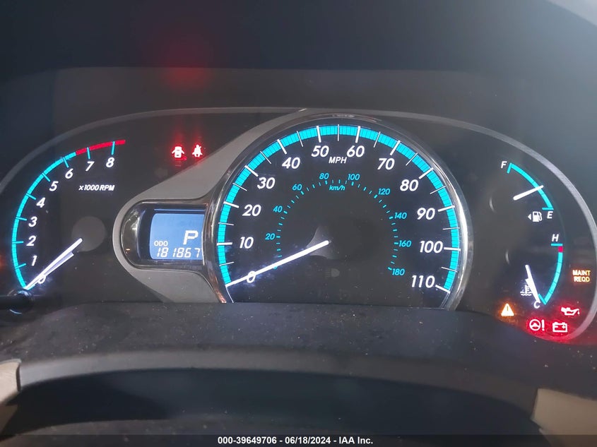 2012 Toyota Sienna Xle V6 8 Passenger VIN: 5TDYK3DC5CS184744 Lot: 39649706