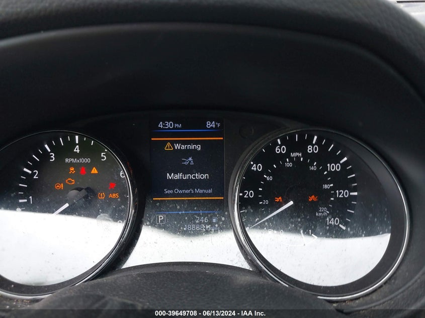 2019 Nissan Rogue Sv VIN: 5N1AT2MV8KC762874 Lot: 39649708