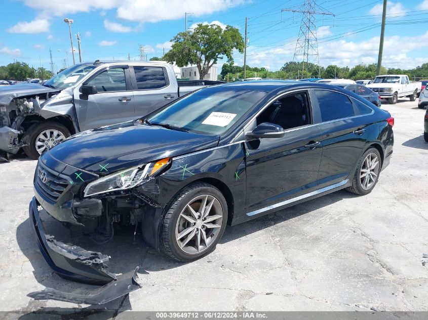 5NPE34AB6HH546997 2017 HYUNDAI SONATA - Image 2