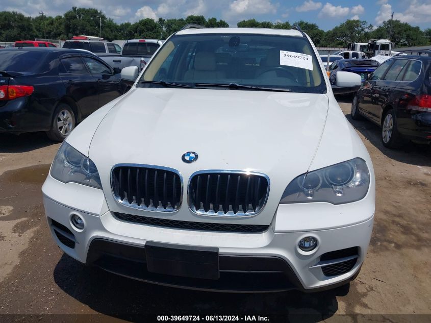 2012 BMW X5 VIN: 5UXZV4C5XCL762633 Lot: 39649724