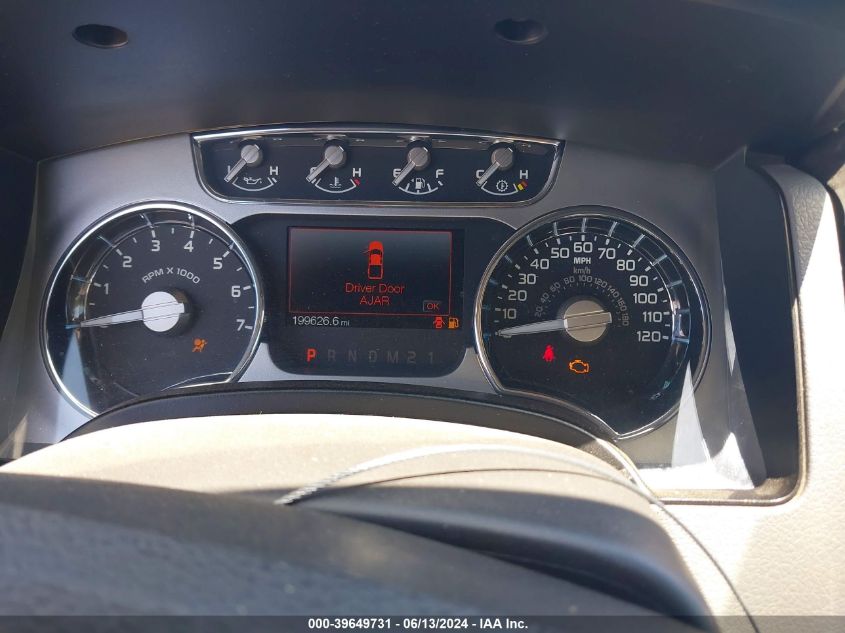 2011 Ford F-150 Platinum VIN: 1FTFW1ET1BFB43606 Lot: 39649731