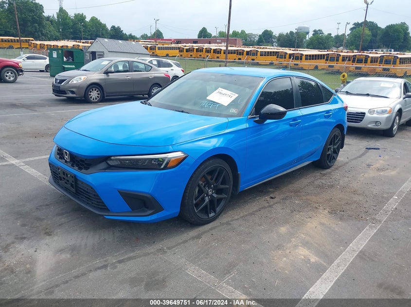 2022 HONDA CIVIC SPORT - 19XFL2G89NE009304