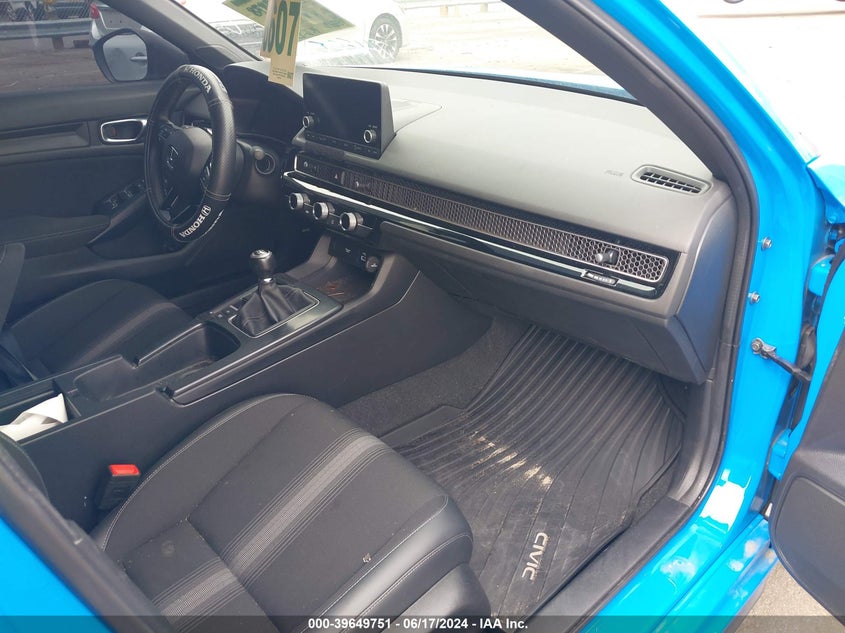 2022 HONDA CIVIC SPORT - 19XFL2G89NE009304