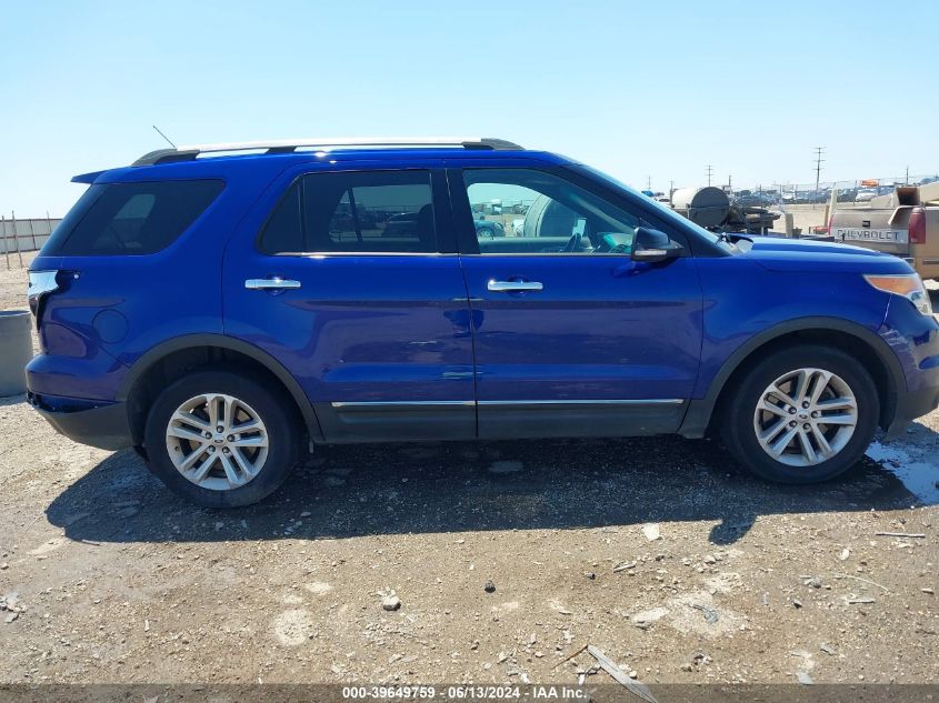 2013 Ford Explorer Xlt VIN: 1FM5K7D89DGB89278 Lot: 39649759