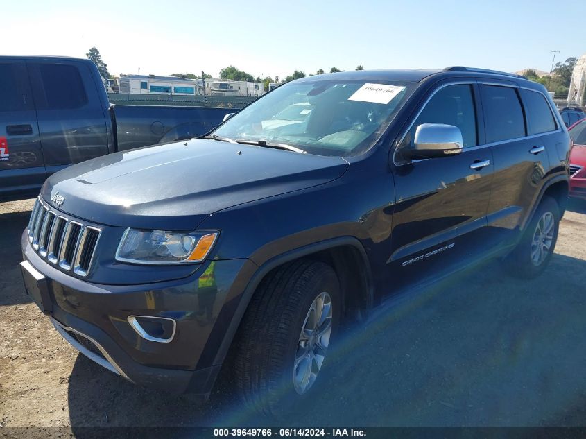 2016 Jeep Grand Cherokee Limited VIN: 1C4RJFBG1GC447527 Lot: 39649766