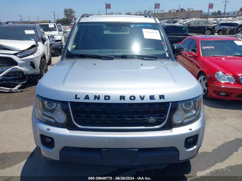 2016 Land Rover Lr4 VIN: SALAG2V6XGA791028 Lot: 39649770