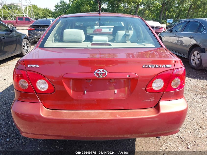 2008 Toyota Corolla Le VIN: 1NXBR32E88Z002510 Lot: 39649775