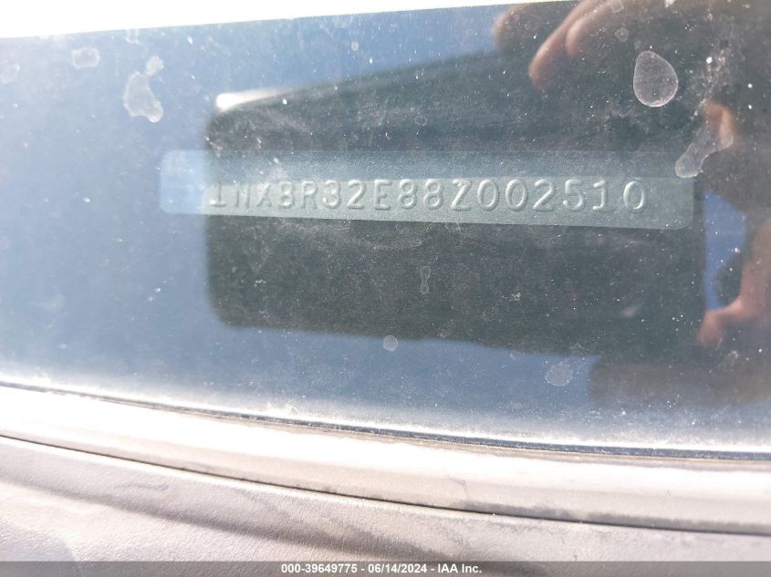 2008 Toyota Corolla Le VIN: 1NXBR32E88Z002510 Lot: 39649775