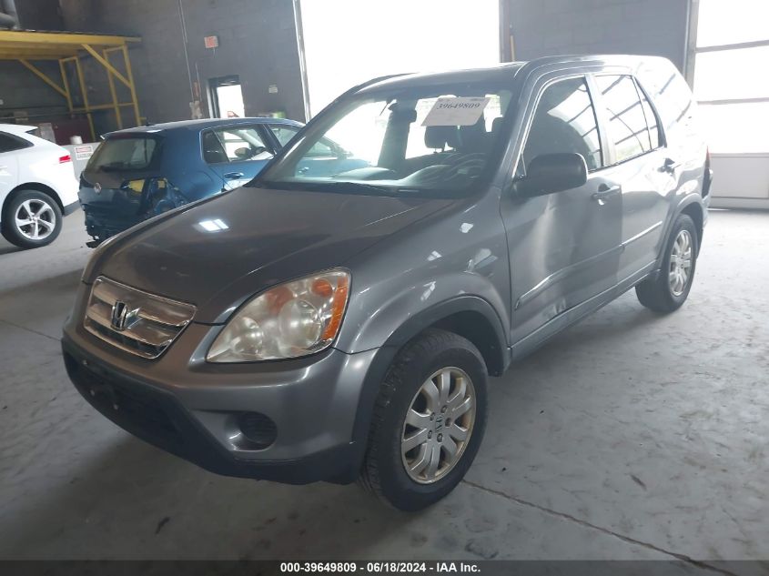 2006 Honda Cr-V Se VIN: SHSRD78926U422880 Lot: 39649809