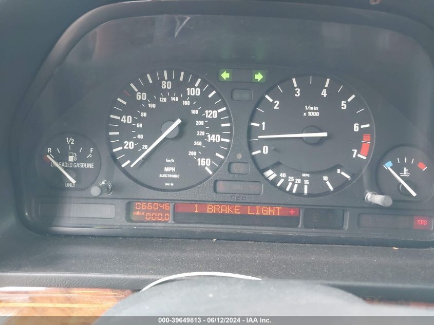 1994 BMW 740 Il Automatic VIN: WBAGD8328RDE90644 Lot: 39649813