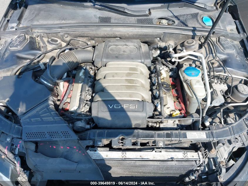 2009 Audi A4 3.2 Premium Plus VIN: WAULK78K49N033327 Lot: 39649819