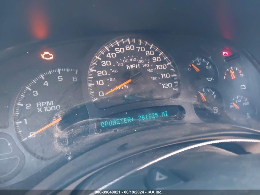 2003 Chevrolet Tahoe Ls VIN: 1GNEK13Z53R260000 Lot: 39649821